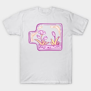 Pangender Potion Terrarium Hidden colors T-Shirt